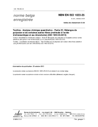 NBN EN ISO 1833-25:2013