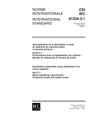 IEC 61334-3-1:1998