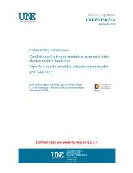 UNE-EN ISO 544:2018