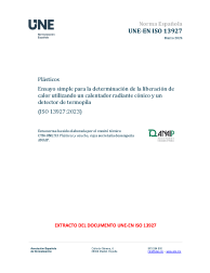 UNE-EN ISO 13927:2024