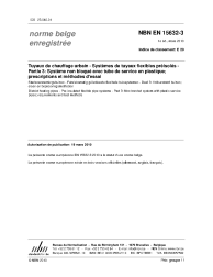NBN EN 15632-3:2010