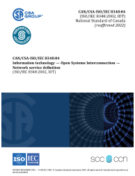 CAN/CSA-ISO/IEC 8348:04 (R2022)