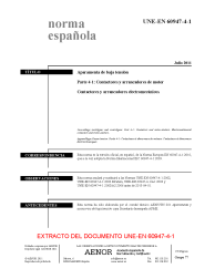 UNE-EN 60947-4-1:2011