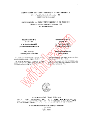 IEC 60086-1:1971/AMD3:1974