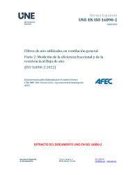 UNE-EN ISO 16890-2:2023