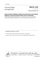 NBN EN 14800:2007