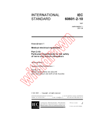 IEC 60601-2-10:1987/AMD1:2001