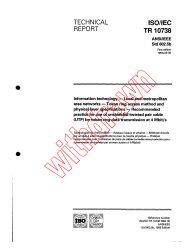 ISO/IEC TR 10738:1993
