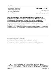 NBN EN 16214-3:2012