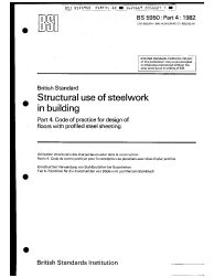 BS 5950-4:1982