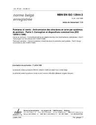 NBN EN ISO 12944-3:1998
