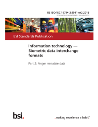 BS ISO/IEC 19794-2:2011+A2:2015