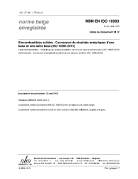 NBN EN ISO 16993:2015
