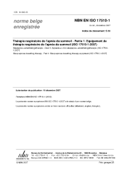 NBN EN ISO 17510-1:2007