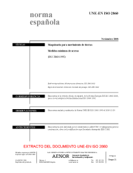 UNE-EN ISO 2860:2008