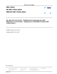NBN EN ISO 17621:2015