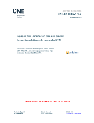 UNE-EN IEC 61547:2023