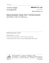 NBN EN 474-1+A3:2013