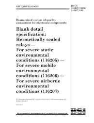 BS EN 116205/116206/116207:1996