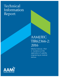 AAMI/IEC TIR62366-2:2016
