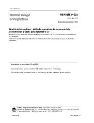 NBN EN 14625:2005
