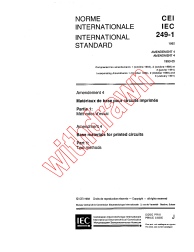 IEC 60249-1:1982/AMD4:1993