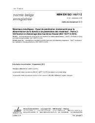 NBN EN ISO 14577-2:2015