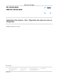 NBN EN 16725:2016