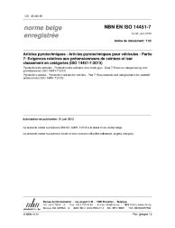 NBN EN ISO 14451-7:2013