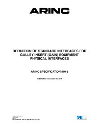 ARINC Specification 810-5:2015