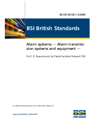 BS EN 50136-1-5:2008