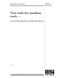 BS ISO 230-3:2007