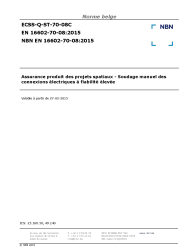 NBN EN 16602-70-08:2015