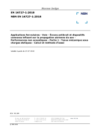 NBN EN 16727-1:2018