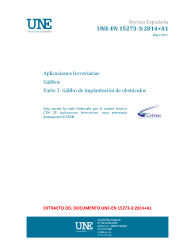 UNE-EN 15273-3:2014+A1:2017