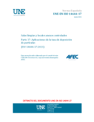 UNE-EN ISO 14644-17:2021