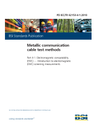PD IEC/TR 62153-4-1:2010