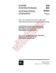 IEC 61047:1991+AMD1:1996+AMD2:2001 Consolidated