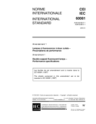 IEC 60081:1997/AMD1:2000