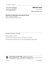 NBN EN 10020:2000