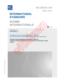 IEC 60335-2-50:2002/AMD2:2017