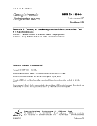 NBN EN 1999-1-1:2007