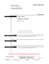 UNE-EN ISO 3218:2014