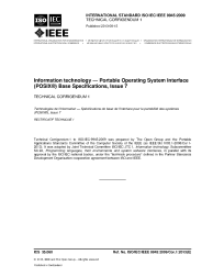 ISO/IEC/IEEE 9945:2009/COR1:2013