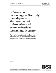 BS ISO/IEC 13335-1:2004