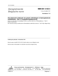NBN EN 13100-4:2012
