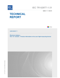 IEC TR 62977-1-31:2021/AMD1:2022