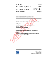 IEC 60721-2-1:1982+AMD1:1987 Consolidated