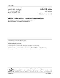 NBN EN 14683:2014