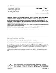 NBN EN 14351-1:2006